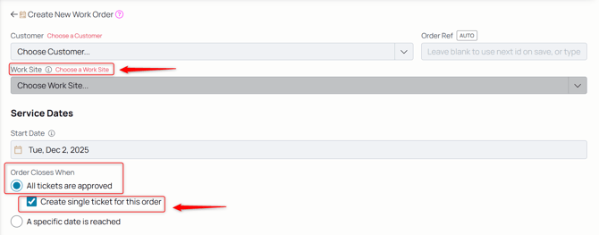 closed by completion
