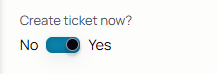 create ticket
