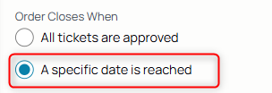 date reached