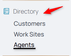 directory agents tab