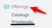 offerings pricebooks